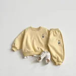【73-120cm】セットアップ ベビー 熊柄 カジュアル - 画像 (7)