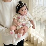 【66-90cm】ロンパース ハート 可愛い おしゃれ 赤ちゃん - 画像 (5)