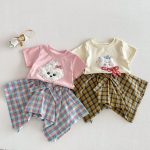 【73-120cm】ボトムス スカート風 チェック 可愛い 女の子 - 画像 (11)