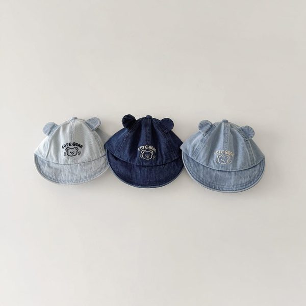 【GOODS】帽子 CUTE BEAR デニム 可愛い