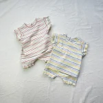 【73-100cm】セットアップ ベビー ボーダー - 画像 (12)