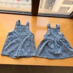 【80-150cm】デニムサロペット 総柄 カジュアル 兄妹お揃い - 画像 (13)