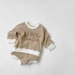 【66-90cm】セットアップ ベビー 韓国風 英字 お出かけに - 画像 (6)