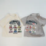【90-150cm】Tシャツ キッズ カジュアル 重機柄 - 画像 (10)