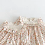 【66-140cm】ロンパース or ワンピース ベビー 女の子 小花柄 - 画像 (19)