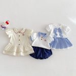 【73-120cm】シャツ パフスリーブ 可愛い 女の子 - 画像 (8)