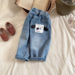 【80-120cm】デニムパンツ ポケット 履きやすい カジュアル ボトムス - 画像 (6)