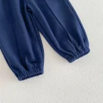 【73-110cm】スウェット セットアップ ベビー 男女兼用 セーラー風 バイカラー 熊柄 - 画像 (38)