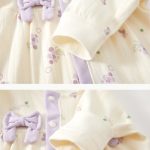 【66-90cm】ロンパース 柔らか フラワー 肌に優しい ベビー服 - 画像 (9)