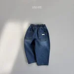 【73-120cm】ベビー 無地 シンプル デニムパンツ - 画像 (4)