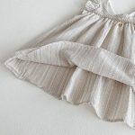 【80-120cm】ワンピース ストライプ フリル シンプル - 画像 (12)