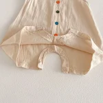 【66-90cm】ロンパース ベビーノースリーブ カラフル - 画像 (14)