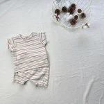 【73-100cm】セットアップ ベビー ボーダー - 画像 (7)