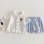 【73-120cm】トップスorパンツ ライオン ロゴ カジュアル - 画像 (5)