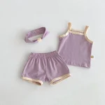 【66-100cm】キャミ セットアップ ベビー 女の子 バンド付き シンプル - 画像 (12)