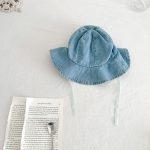 【66-90cm】サロペロンパース&帽子 デニム オシャレ カジュアル - 画像 (7)