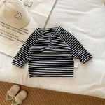 【66-100cm】ベスト or ボーダーシャツ ベビー 男の子 カジュアル - 画像 (5)