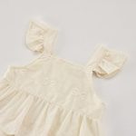 【73-100cm】トップス＆ブルマ フラワー 刺繡 シンプル おしゃれ - 画像 (7)