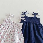 【66-90cm】サロペット フラワー柄 可愛い ベビー服 - 画像 (13)