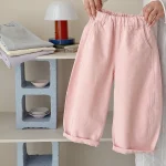 【90-160cm】パンツ 女の子 カジュアル ゆったり ノーカラー - 画像 (8)