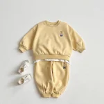 【73-120cm】セットアップ ベビー 熊柄 カジュアル - 画像 (4)