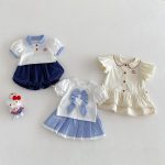 【73-120cm】シャツ パフスリーブ 可愛い 女の子 - 画像 (10)