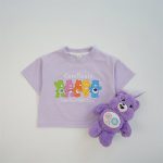 【80-130cm】Tシャツ ハートマークのくまさん 可愛い トップス - 画像 (7)