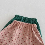 【80-130cm】セットアップ ベビー ノースリーブ ドット柄 - 画像 (17)