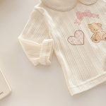 【73-120cm】トップスorボトムス 可愛い クマハート 女の子 - 画像 (16)
