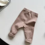 【80-130cm】レギンス パンツ ベビー 無地 シンプル - 画像 (7)