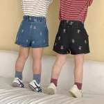 【80-150cm】ショートパンツ キッズ 男女兼用 熊柄 - 画像 (12)