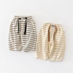 【73-110cm】パンツ ボーダー カジュアル 履きやすい ボトムス - 画像 (2)