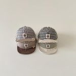 【GOODS】帽子 クマロゴ チェック おしゃれ - 画像 (2)
