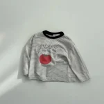 【73-100cm】シャツ ベビー りんご柄 着やすい - 画像 (5)
