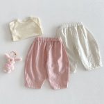 【73-120cm】パンツ 女の子 無地 おしゃれ ナチュラル - 画像 (4)