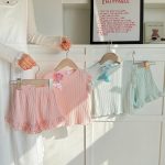 【90-140cm】女の子 おしゃれ フリル 無地 セットアップ - 画像 (7)