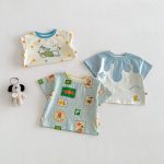 【73-120cm】半袖Ｔシャツ ベビー 男の子 カートゥーン - 画像 (4)