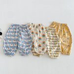 【73-120cm】パンツ ベビー カートゥーン 通気性抜群 履きやすい