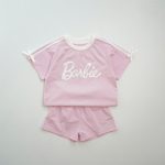 【80-150cm】セットアップ 女の子 カジュアル 英字プリント - 画像 (11)