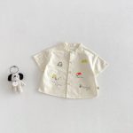 【73-120cm】半袖シャツ or パンツ ベビー 男の子 前開き プリント - 画像 (10)