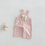 【73-120cm】Ｔシャツ or サロペット ベビー 女の子 可愛い 花柄 リボン付き - 画像 (10)