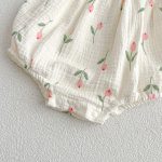 【66-100cm】ベビー 女の子 花柄 ロンパース/セットアップ - 画像 (13)