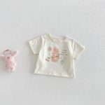 【73-120cm】半袖Ｔシャツ ベビー 女の子 可愛い プリント - 画像 (10)