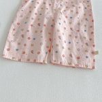 【73-120cm】Ｔシャツ or サロペット ベビー 女の子 可愛い 花柄 リボン付き - 画像 (15)