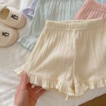 【90-140cm】女の子 おしゃれ フリル 無地 セットアップ - 画像 (19)