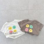 【73-120cm】半袖Tシャツ キッズ ロゴスマイル カジュアル - 画像 (3)