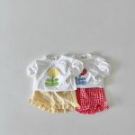【73-120cm】セットアップ ベビー 女の子 可愛い 花柄プリント