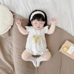 【66-90cm】ロンパース&帽子 ベビー レース プリンセス フリル - 画像 (3)