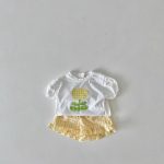 【73-120cm】セットアップ ベビー 女の子 可愛い 花柄プリント - 画像 (4)