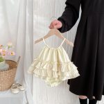 【66-90cm】ロンパース ベビー おしゃれ キャミ プリンセス - 画像 (5)